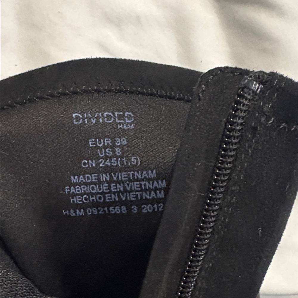 Black Platform Ankle Boots - Picture 10 of 10